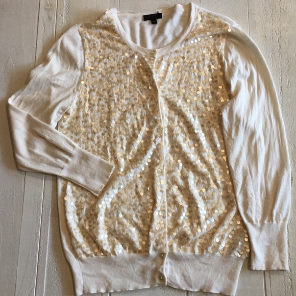 J. Crew Sweaters - J. Crew Factory Sequin Sparkle Cardigan